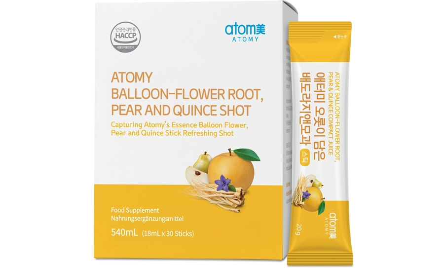 Box of Atomy Balloon-flower Root, Pear and Quince Shot